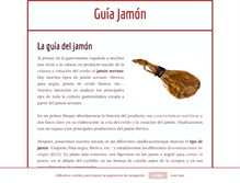 Tablet Screenshot of guia-jamon.com